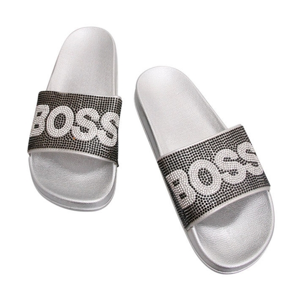 Boss Babe Slides Size 9 - Picture 1 of 4